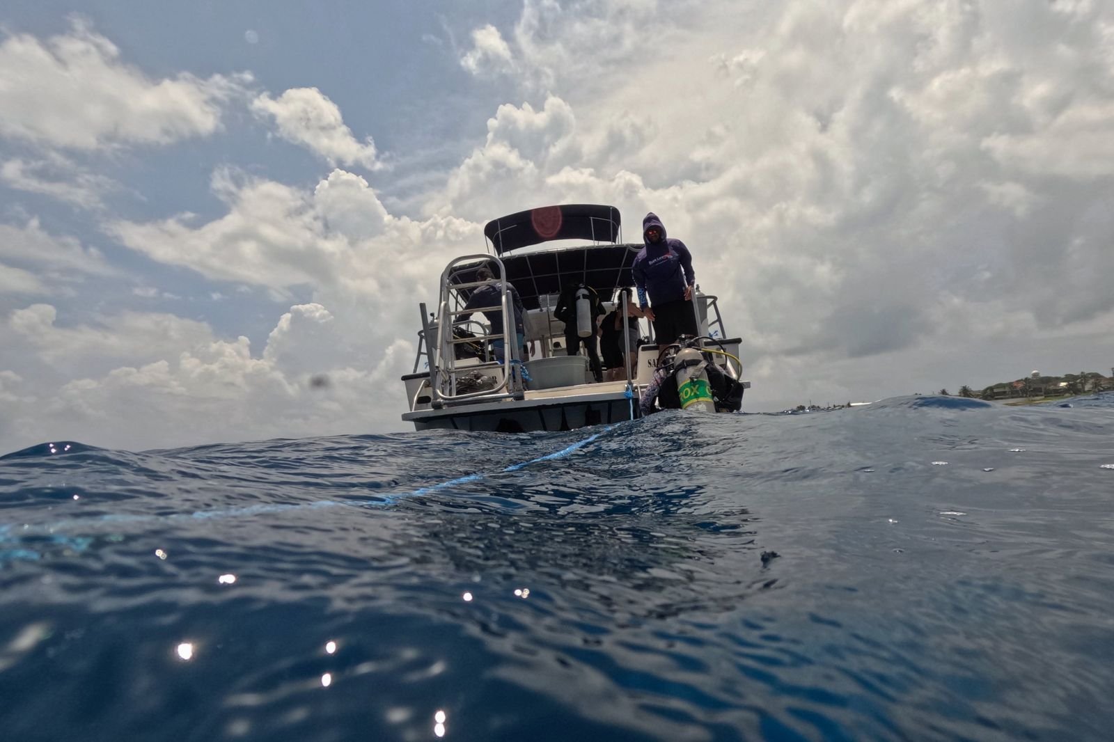 Salida de buceo en barco